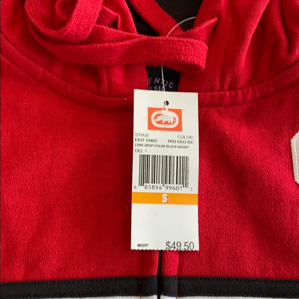 New with tags Ecko Unltd size small hoodie red - Picture 2 of 8